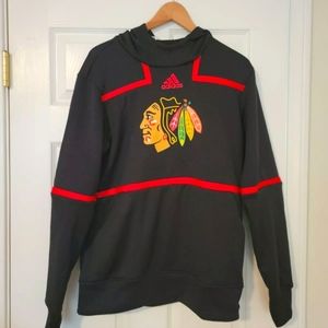 Adidas Chicago BlackHawks Hoodie Size Medium